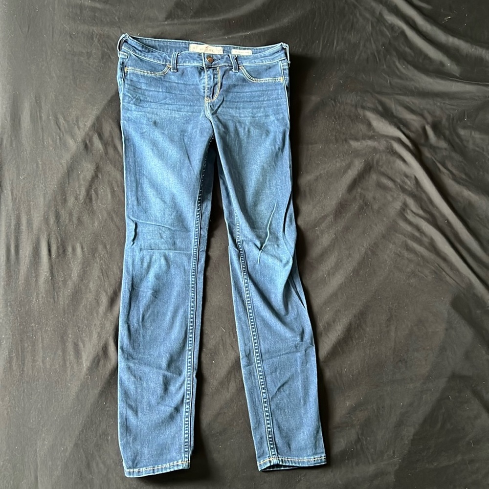 Hollister dark low rise jean leggings 3R w26 L28